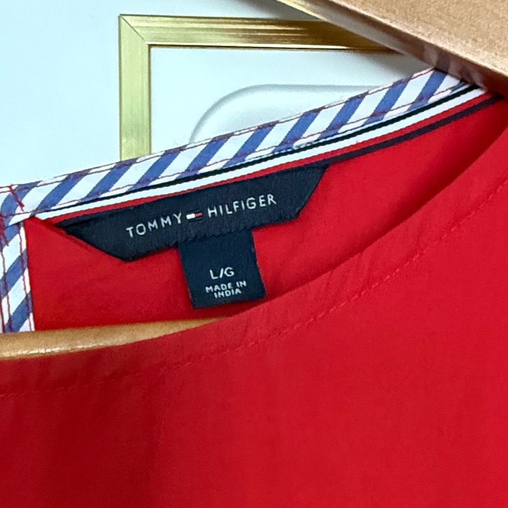 Tommy Hilfiger Red Women's Top - Picture 3 of 4